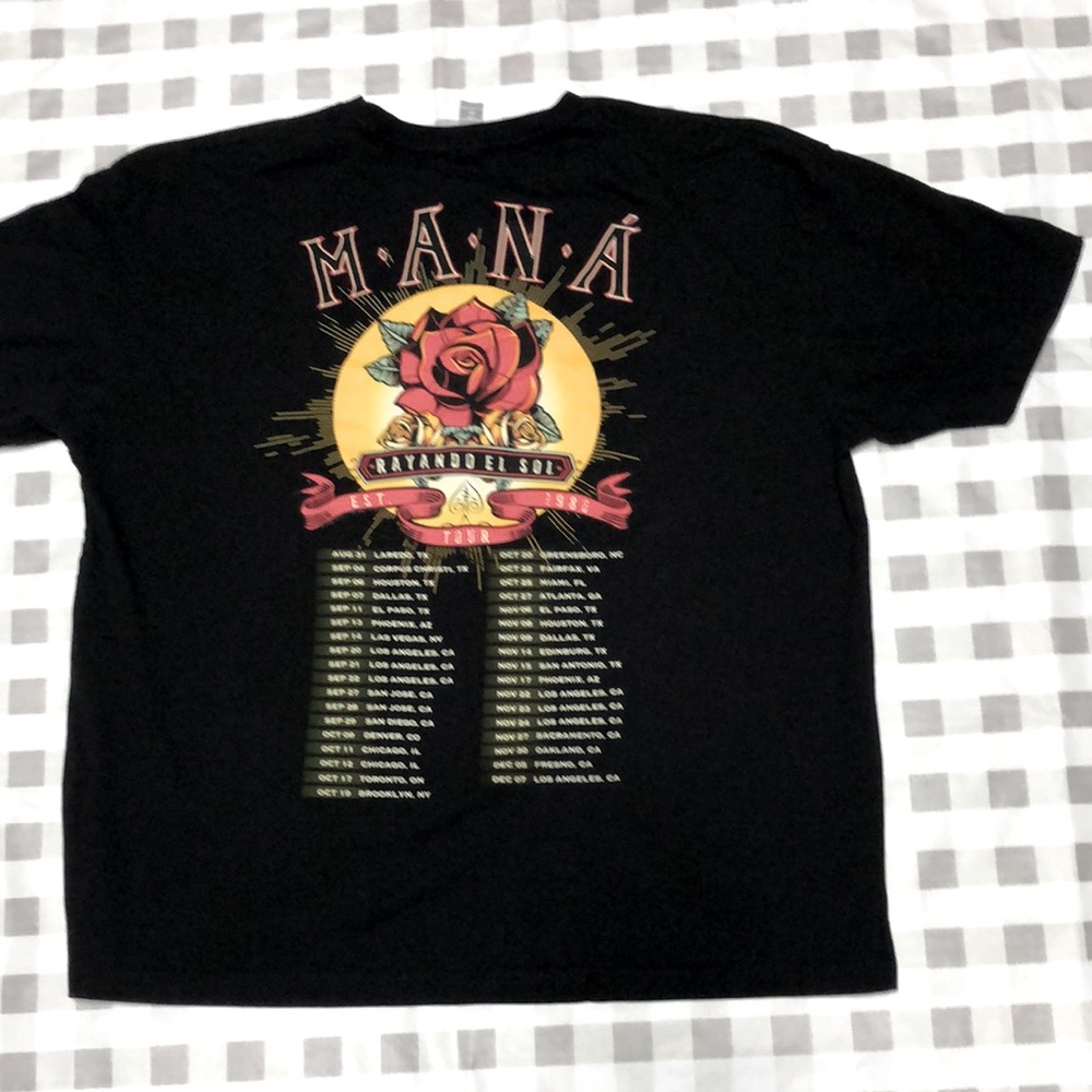 MANÁ “RAYANDO EL SOL TOUR” 1988 UNISEX T-SHIRT SIZE 2X - Picture 6 of 9
